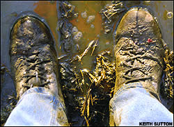 The snipe hunter's boots