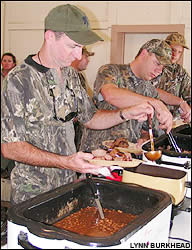 Buffet line