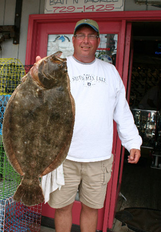 Courtesy: Chris GatleyBill Vasaturo of Morgantown, PA caught this 
9.41 pound Flounder while fishing behind Wildwood on Bob Kenig's 
"Saint Sandy" on opening day.