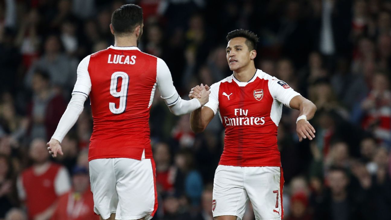 Alexis leads Arsenal to much-needed easy win over Lincoln in FA Cup ...