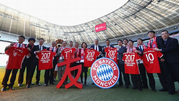 Bayern Munich open football school in Shenzhen - ESPN FC