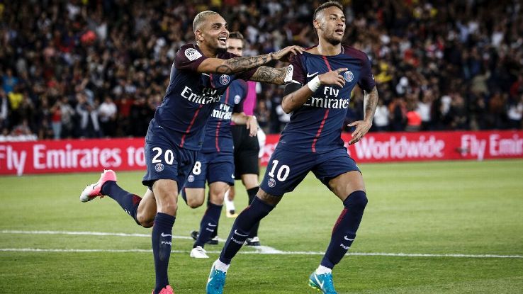 Opening night of the Neymar show in Paris delivers six goals for PSG ...