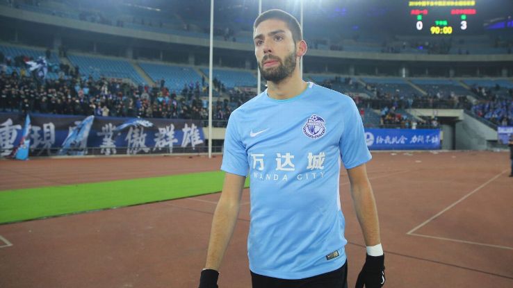 Dalian Yifang winger Yannick Carrasco offered a teammate €10,000 after allegedly breaking his nose