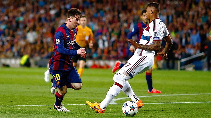 Jerome Boateng laughs about Lionel Messi backs Pep Guardiola - ESPN FC