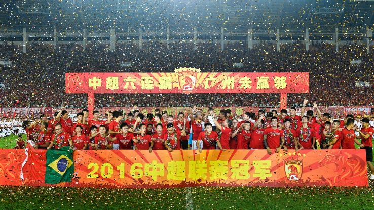 Risultati immagini per guangzhou evergrande champions 2016