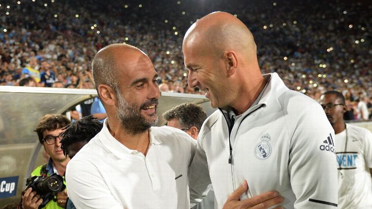 Pep Guardiola & Zinedine Zidane