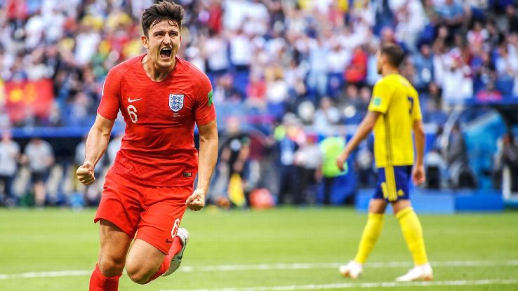 Harry Maguire picked a brilliant time to score his first goal for England.
