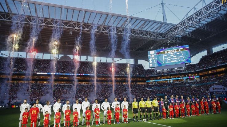 Miami's Hard Rock Stadium has hosted several notable friendlies, including Barcelona-Real Madrid in 2017. 