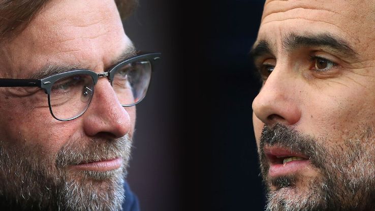 Jurgen Klopp and Pep Guardiola have faced each other on 14 previous occasions, with the Liverpool manager Klopp winning seven encounters.