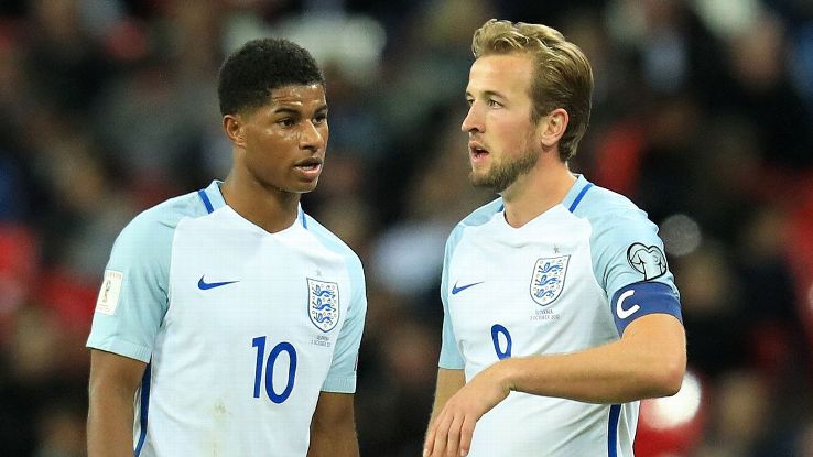 Marcus Rashford and Harry Kane