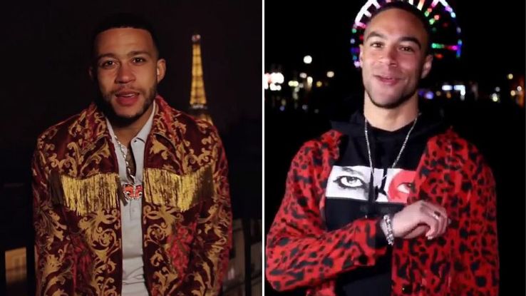 Memphis Depay's self-made rap video was lampooned by Motherwell's Charles Dunne