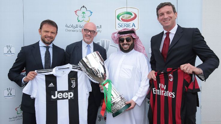 The Italian Supercoppa match between Juventus and AC Milan in Jeddah will have sections reserved for me in the crowd