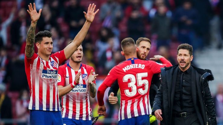 Diego Simeone, right, has made Atletico Madrid into a potent force that thrives most without the ball.