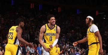 Pacers oust Knicks behind historic hot shooting