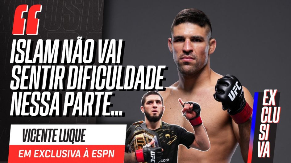 Vicente Luque traça meta por cinturão do UFC e diz que Makhachev não teria vida fácil nos meio-médios