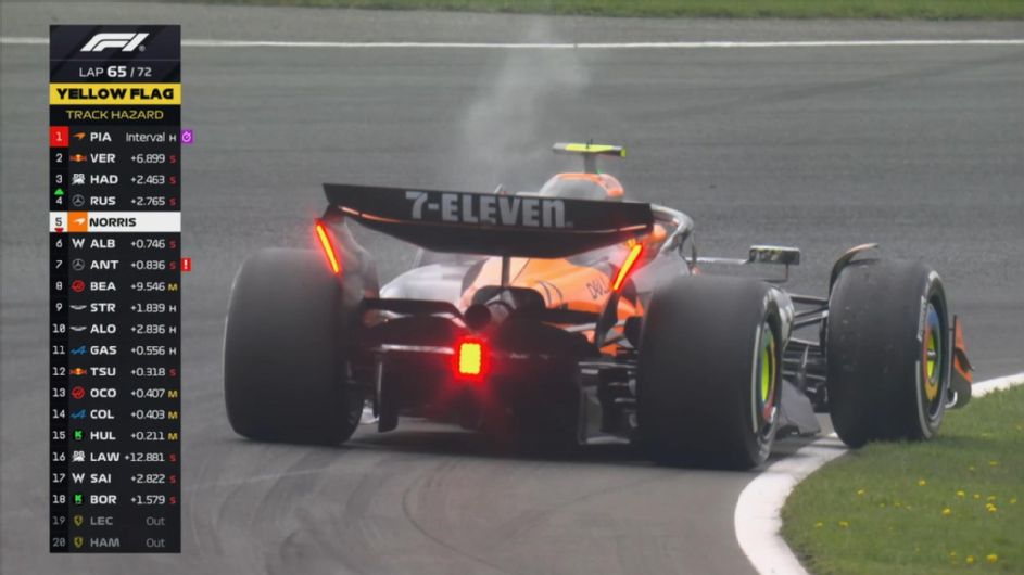 McLaren: Norris failure down to us, not Mercedes