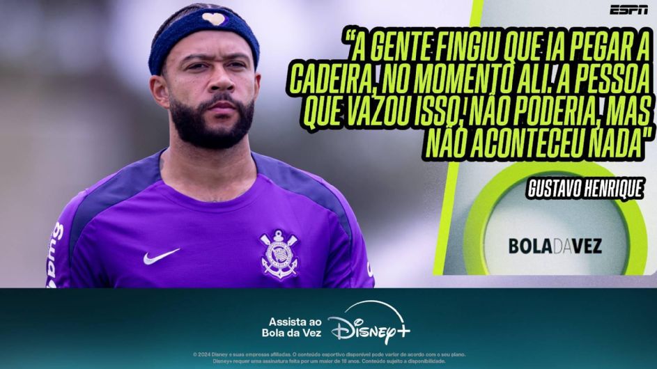 Zaguero del Corinthians revela detalles de pelea con Memphis Depay en Libertadores