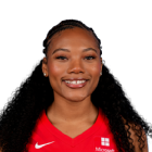 UNCASVILLE, CT - JUNE 15: Atlanta Dream guard Destiny Slocum (24) in action  during the WNBA game between Atlanta Dream and Connecticut Sun on June 15,  2022, at Mohegan Sun Arena in
