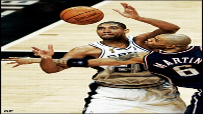 ESPN NBA BASKETBALL 2K4 - Nets vs Spurs 