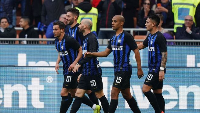 football, Serie A TIM championship 2018-19 INTER vs NAPOLI 1-0 in