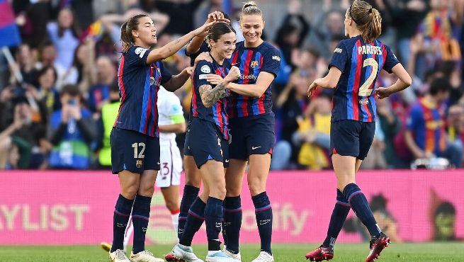 Roma 0-1 Barcelona: Salma Paralluelo's fine goal gives Catalans advantage  in Women's Champions League quarter-final - Eurosport