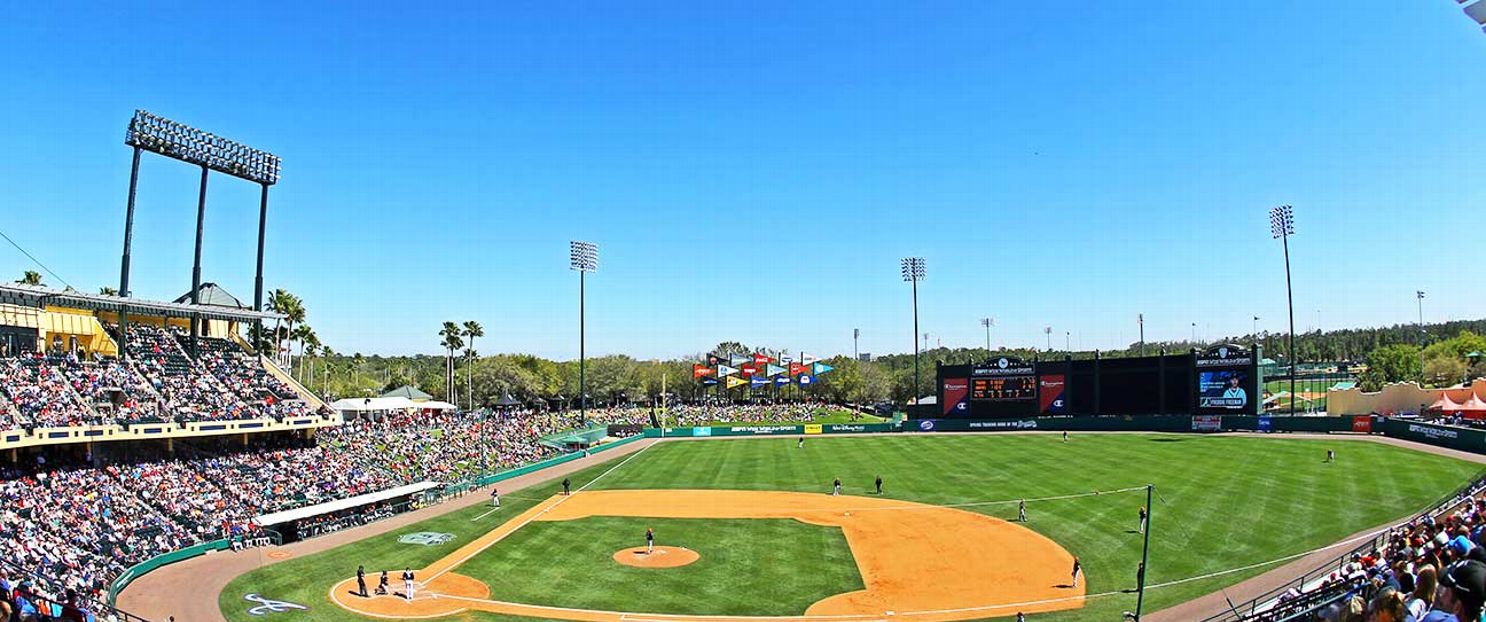 2014 Atlanta Braves Spring Training Games at Champion Stadium at ESPN Wide  World of Sports