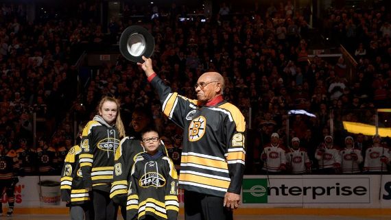 I am thrilled to be a part of the Bruins forever': Willie O'Ree's