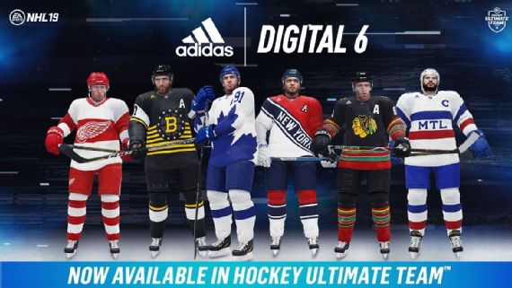 Rare Adidas Prototype Team North America Player #19 Hockey Jersey, Size 52
