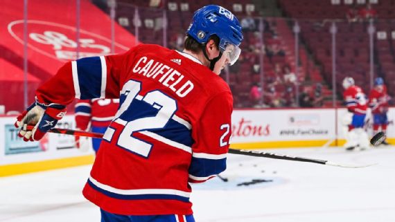 Canadiens sniper Caufield to miss remainder of season with
