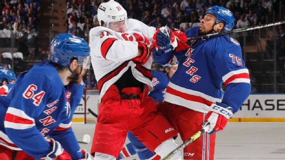 2023 Stanley Cup Playoffs presented by GEICO Continue Monday in Game 7  Showdown Between the New York Rangers and New Jersey Devils on ESPN - ESPN  Press Room U.S.
