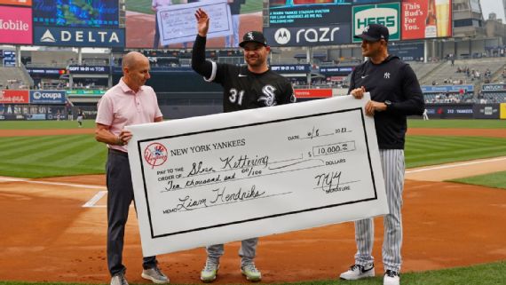 Sox pitcher Liam Hendriks raises funds for Lymphoma Awareness Day