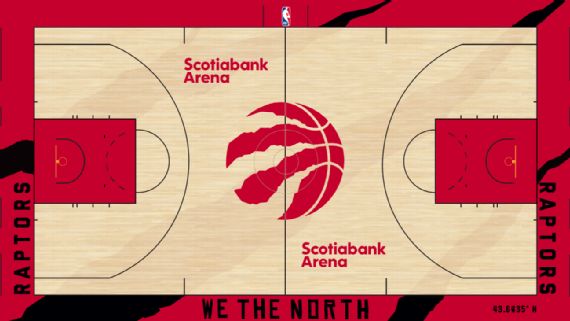 Raptors Become First Team In North America To Debut 3D Marks On Court