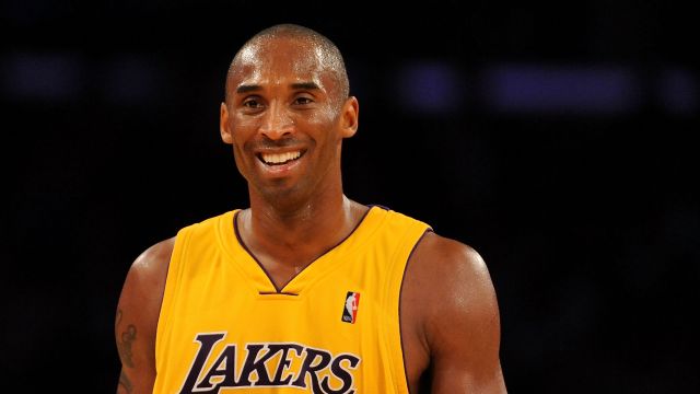 Kobe Bryant NBA Starter Jersey Lakers Mens 46 Champion Nike Mamba