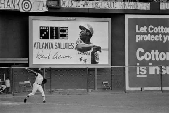 Hank Aaron's home run record chase scarred by racism