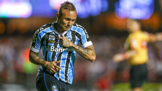 Grêmio, que já rejeitou R 200 milhões, é avisado que receberá proposta do Napoli por Éverton Cebolinha