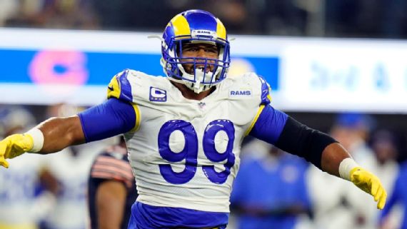 Aaron Donald se convierte en el no quarterback mejor pagado en la historia de la NFL -  AP Photo