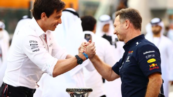 Toto Wolff and Christian Horner had a fierce rivalry while managing Mercedes and Red Bull respectively.