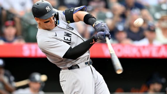 Aaron ‌Judge,from New York Yankees,shoots home run in the first episode against the ​Baltimore Orioles.