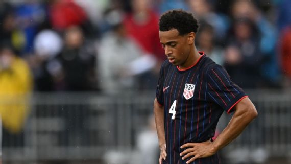 Tyler Adams of the​ USMNT