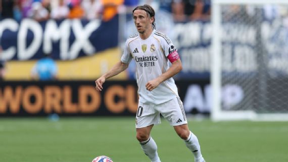 Luka Modric during a Real Madrid match