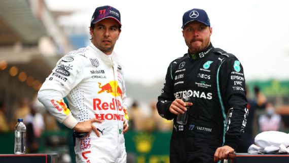 Sergio Pérez e Valtteri Bottas
