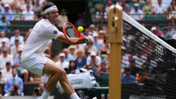 Taylor Fritz at Wimbledon
