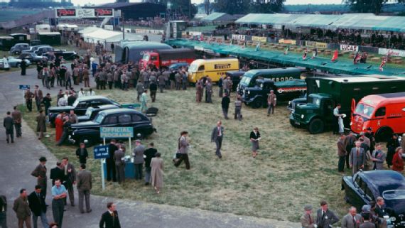 Silverstone paddock in 1951