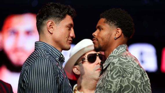 William Zepeda and Shakur Stevenson face off