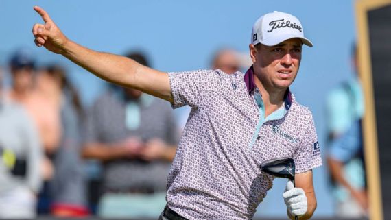 Justin Thomas en el Scottish Open