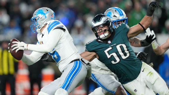Eagles make statement on defense, shut down Jared Goff, Lions
