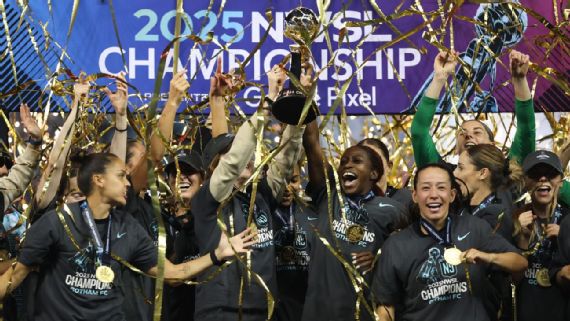 Gotham FC won both the NWSL championship and the Concacaf Champions Cup in 2025.