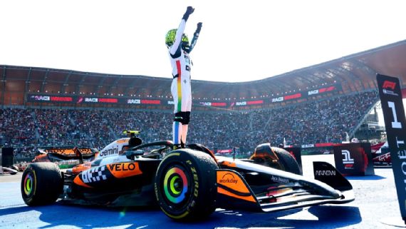 Lando Norris na Cidade do México