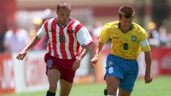 La camiseta titular de Estados Unidos en el Mundial 1994