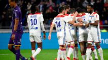 Dembele double helps Lyon to 5-1 win over Toulouse